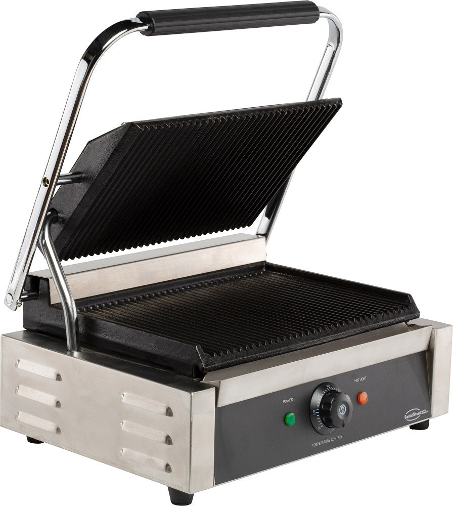 Panini-Kontaktgrill gerillt 2,2 kW / Combisteel
