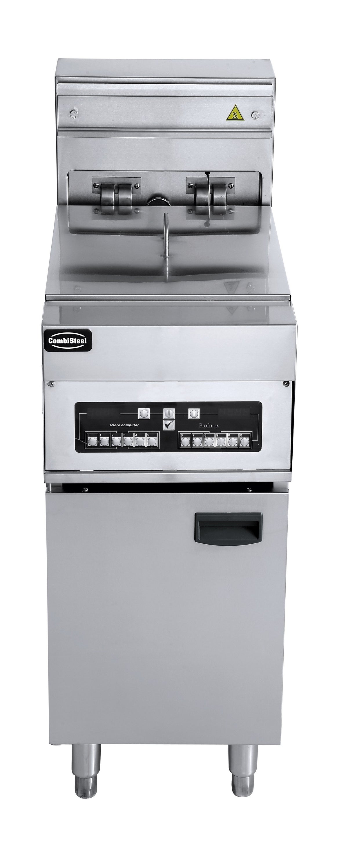 Elektrische Standfritteuse / 2 × 12,5 L / 18 kW / 400 V / Combisteel