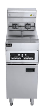 Elektrische Standfritteuse / 2 × 12,5 L / 18 kW / 400 V / Combisteel