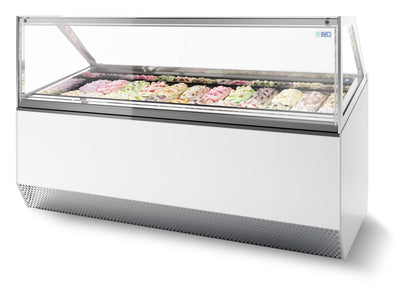 Speiseeisvitrine Millenium 16 x 5 L / Combisteel