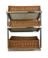 Brotkorb-Etagere 3-stufig breites Modell – Detailansicht 15