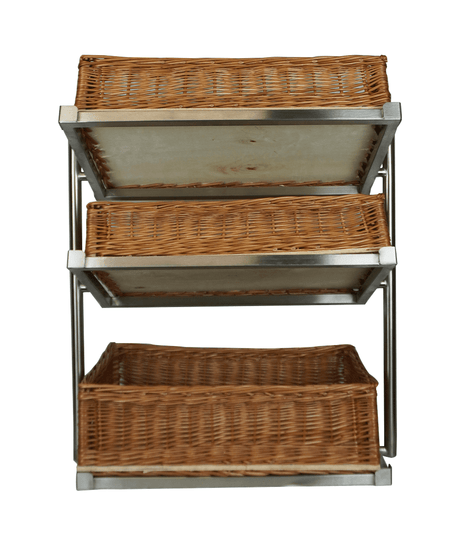 Brotkorb-Etagere 3-stufig breites Modell – Detailansicht 15