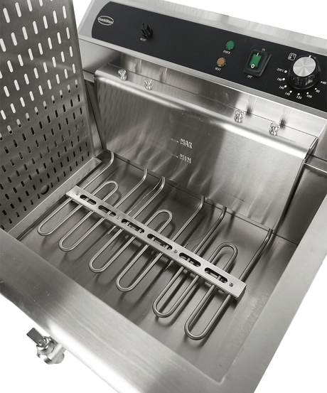 Elektrische Tischfritteuse 25 L mit Ablassventil / Combisteel