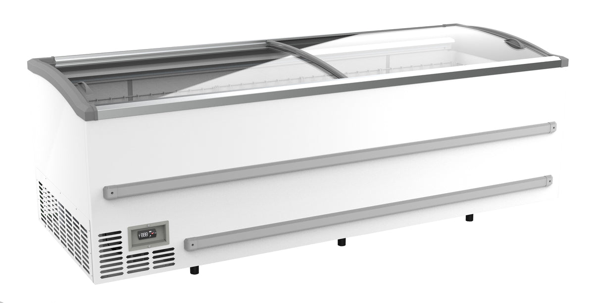Combisteel Supermarkt-Tiefkühltruhe 1216 L Weiß