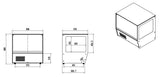 Kühlvitrine / 125 L / 3 bis +8 °C / gebogen / Combisteel – Detailansicht 2
