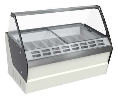 Speiseeisvitrine Hawai 16 x 5 L / Combisteel