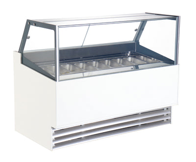 Speiseeisvitrine Borneo 12 x 5 L / Combisteel