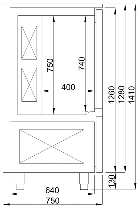 SCHNELLKÜHLER 10x 1/1GN