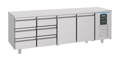 Kühltisch / Energy Line / 2 Türen / 6 Schubladen / 632 L / 2330 × 700 × 850 mm / 7489.5570 / Combisteel