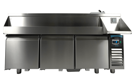 Kühltisch mit Cocktail-Barstation / 3 Türen / 280 L / Combisteel