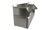 Kühltisch mit Cocktail-Barstation / 3 Türen / 280 L / Combisteel