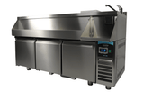 Kühltisch mit Cocktail-Barstation / 3 Türen / 280 L / Combisteel