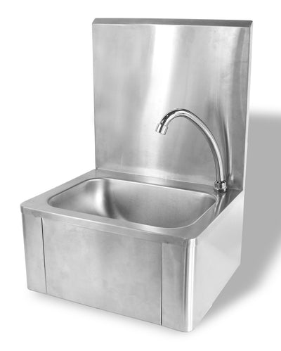 Handwaschbecken mit Kniebedienung / 400 × 330 × 570 mm / Combisteel