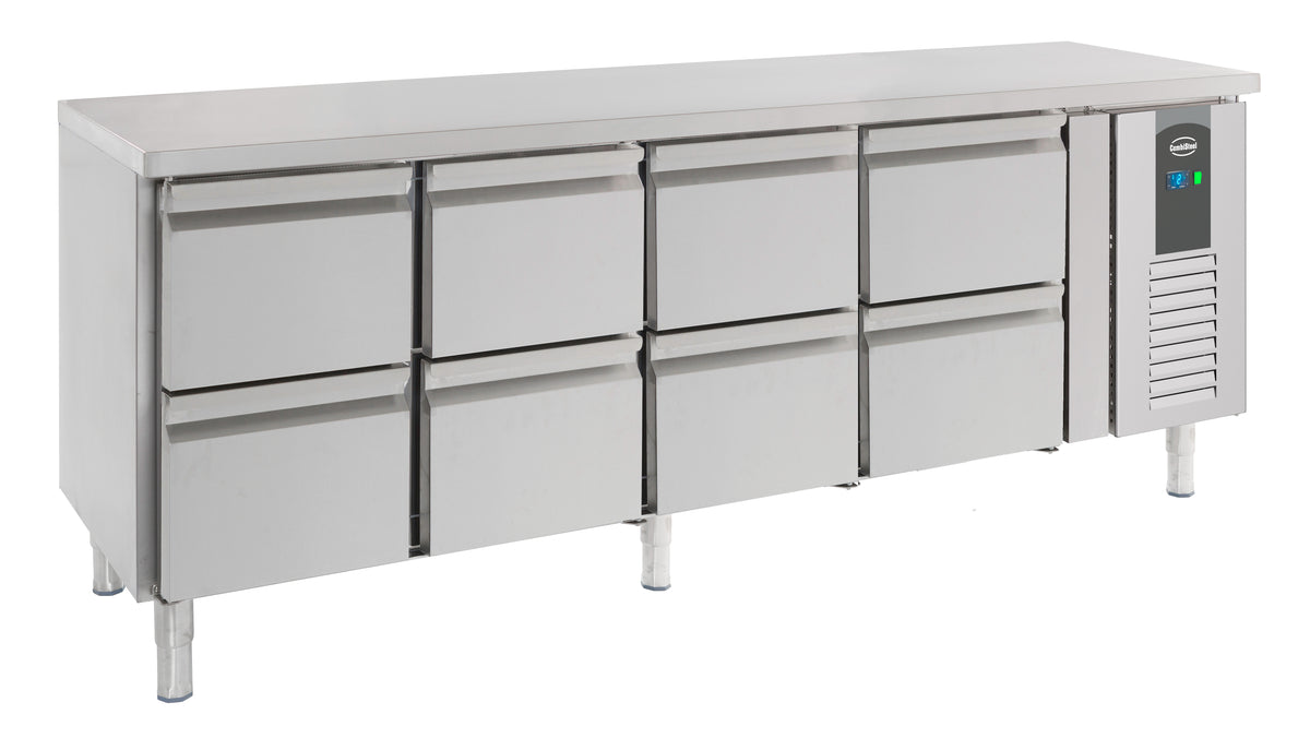Kühltisch / 700 Serie / 8 Schubladen / 553 L / Combisteel