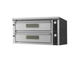 Elektrischer Combisteel Pizzaofen mit 2 Backkammern für 2 × 6 Pizzen Ø 33 cm