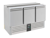 Saladette / 3 Türen / 4x 1/1 GN / 368 L netto / Combisteel