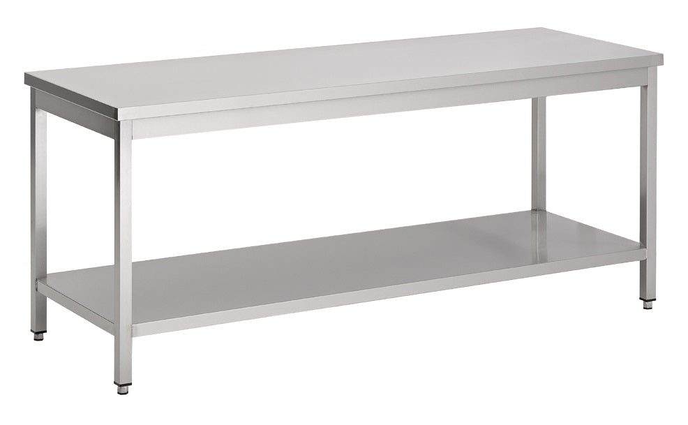 Arbeitstisch mit Grundboden 2000 × 800 mm von Combisteel
