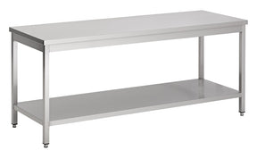 Arbeitstisch mit Grundboden 2000 × 800 mm von Combisteel
