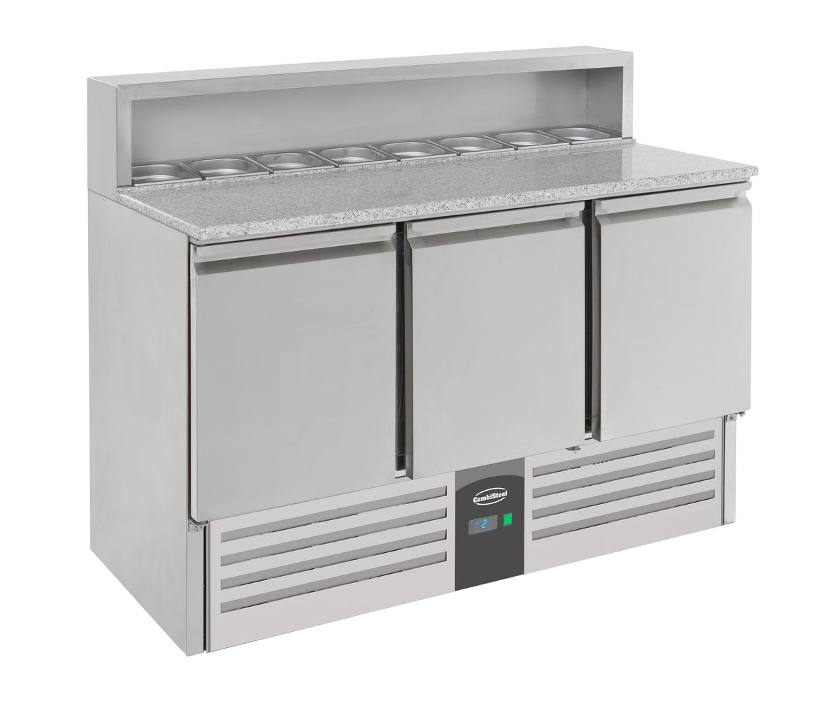 Pizzatisch / 3 Türen / 402 L / Combisteel