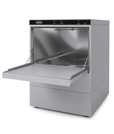 Gläserspülmaschine / Korb 400 × 400 mm / mit Spülmitteldosierer / 230 V / Combisteel