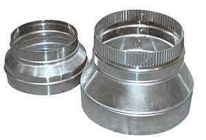 Reduzierstück / rund / Ø 300 → 350 mm / Combisteel