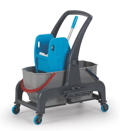 Reinigungswagen mit Mopppresse / Procart Jet 720S / 730 × 580 × 920 mm / Combisteel