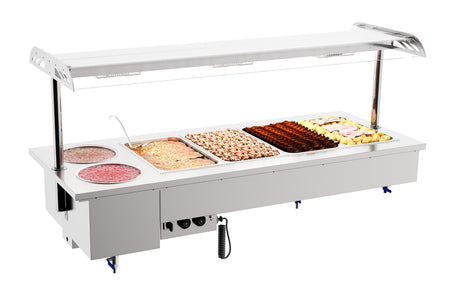 Einbau Bain-Marie mit Schalen 4 × 1/1 GN 1,8 kW von Combisteel