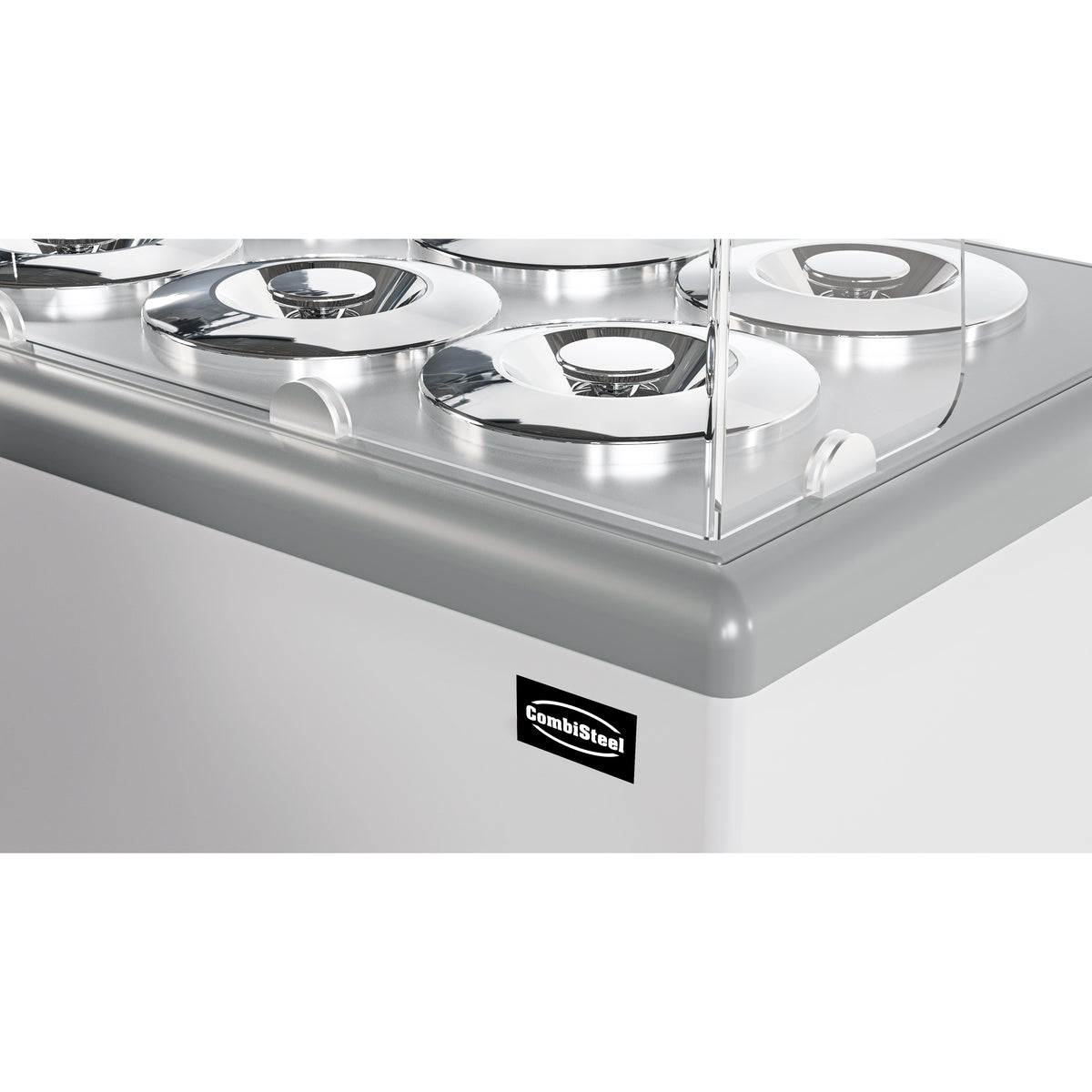 Speiseeisvitrine / Zanzibar / 6 × 7 L / Weiß / 939 × 674 × 935 mm / Combisteel
