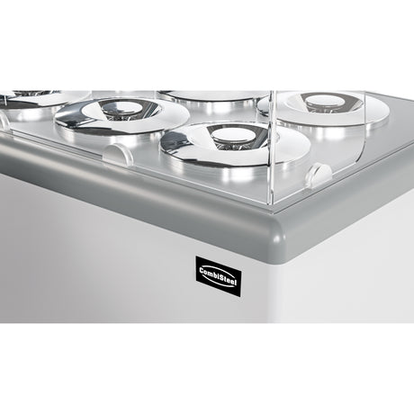Speiseeisvitrine / Zanzibar / 6 × 7 L / Weiß / 939 × 674 × 935 mm / Combisteel