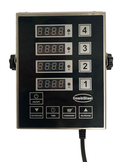 Digitaler Küchentimer / DKT-4 / 4 Kanäle / 130 × 170 × 36 mm / Combisteel