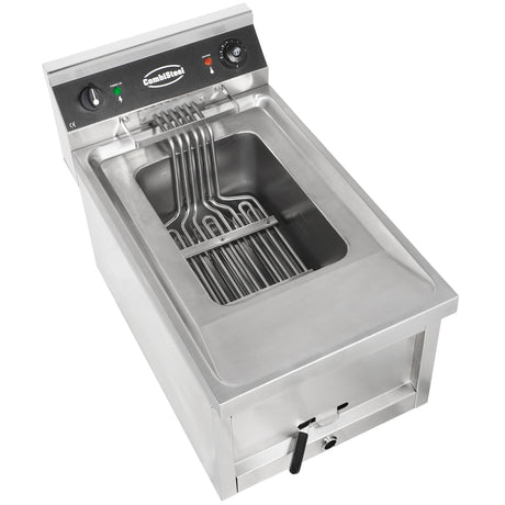 Elektrische Tischfritteuse 1 × 12 L / 6 kW / Combisteel