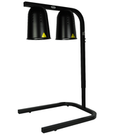 Tisch-Wärmelampe / 2 Lampen / Schwarz / 0,5 kW / 230 V / Combisteel