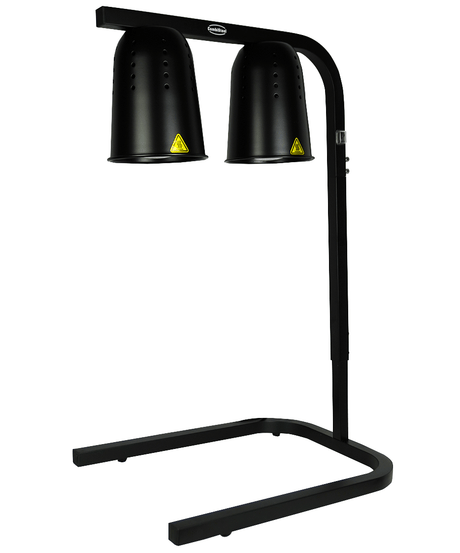 Tisch-Wärmelampe / 2 Lampen / Schwarz / 0,5 kW / 230 V / Combisteel