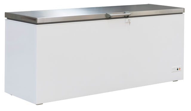 Combisteel Tiefkühltruhe 635 L mit Edelstahldeckel für Gastronomie