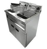 Elektrische Standfritteuse / 2 × 9 L / 2 × 3,3 kW / 230 V / Combisteel