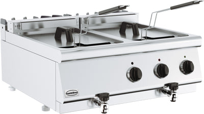 Elektrische Tischfritteuse BASE 700 / 2 × 10 L / 15 kW / Combisteel