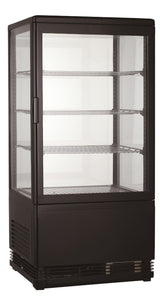 Kühlvitrine / 98L / Schwarz
