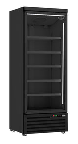 Getränkekühlschrank 1 Glastür Schwarz JDE-600R BL