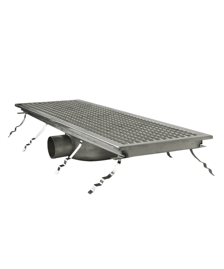 Bodenablauf / 927 × 300 × 140 mm / Combisteel