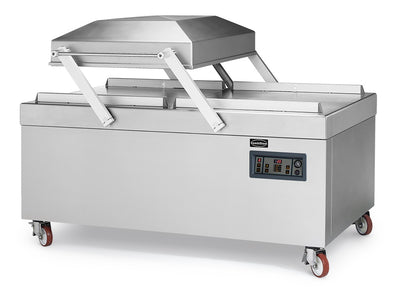 Kammer-Vakuumierer / Prime 285 / Schweißleiste 2× 840 mm / Pumpe 300 m³/h / Freistehend / Combisteel