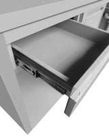 Edelstahl Kaffee-Arbeitstisch / 1500 × 600 × 1150 mm / Combisteel