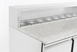 Pizzatisch / 3 Türen / 402 L / Combisteel