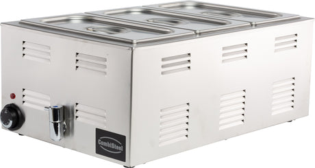 Elektrische Bain-Marie GN 1/1 mit Ablasshahn 1,2 kW von Combisteel – Produktansicht 4