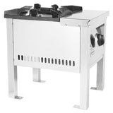 Gas-Hockerkocher / 12 kW / 1 Brenner / 400 mm / Combisteel – professioneller Hockerkocher für Gastronomie
