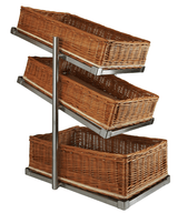 Brotkorb-Etagere 3-stufig schmales Modell – Detailansicht 2
