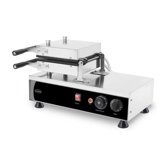 Combisteel Rotierendes Brüsseler Waffeleisen für 2 Waffeln für Gastronomie
