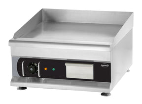 Elektrische Grillplatte / Chrom glatt / 500 mm / 3 kW / 230 V / Combisteel – elektrische Grillplatte für Gastronomie