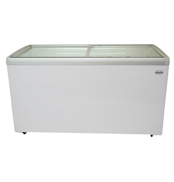 Eistruhe 456 L mit Glasschiebedeckel / Lotte / Combisteel