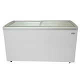Eistruhe 456 L mit Glasschiebedeckel / Lotte / Combisteel