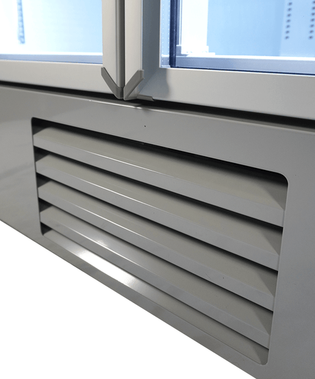 Combisteel / Getränkekühlschrank 3 Glastüren / 1530 L / Silber
